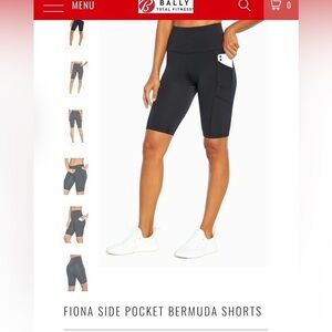 NWT BALLY- FIONA SIDE POCKET BERMUDA SHORTS